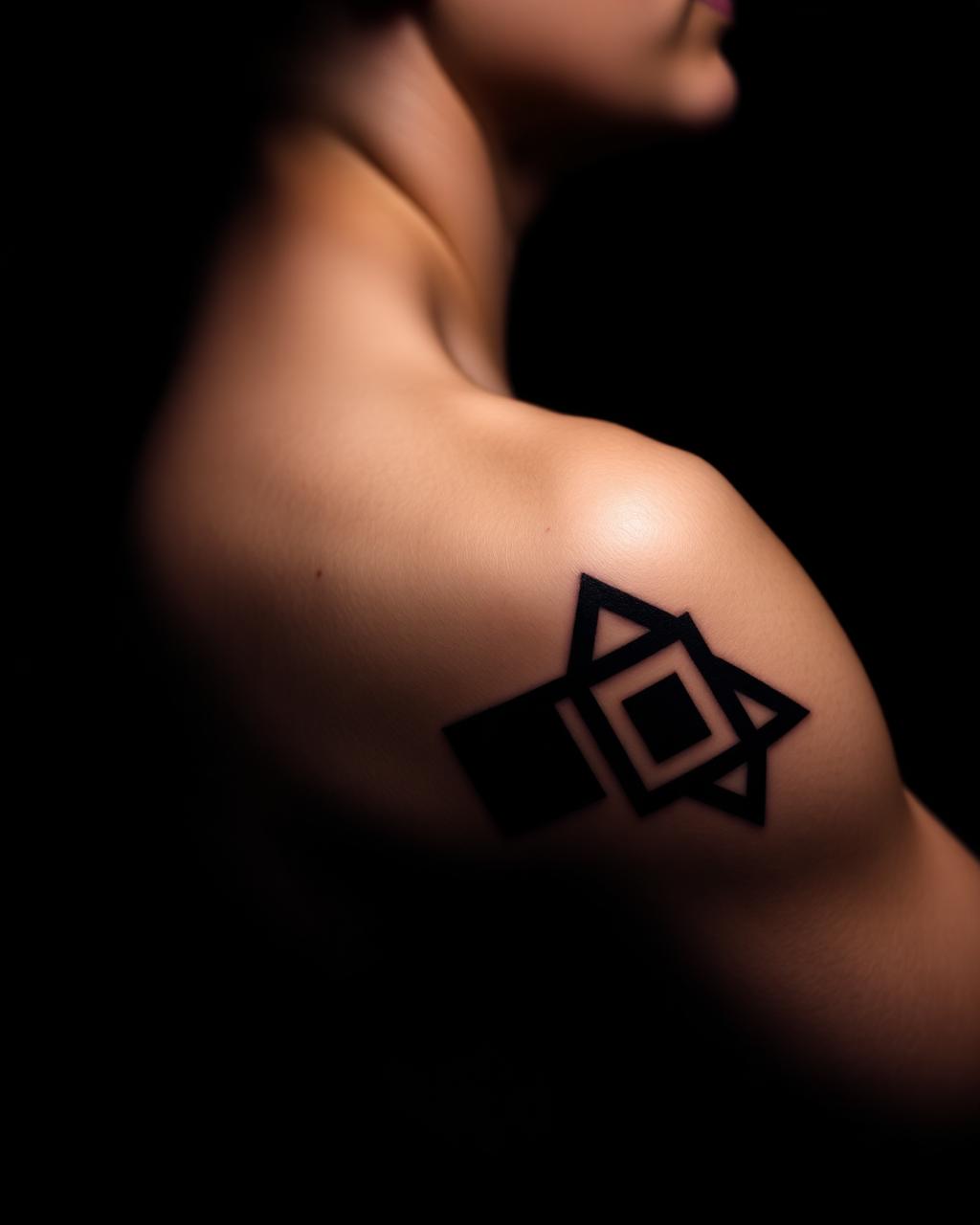 Blackwork tattoo style