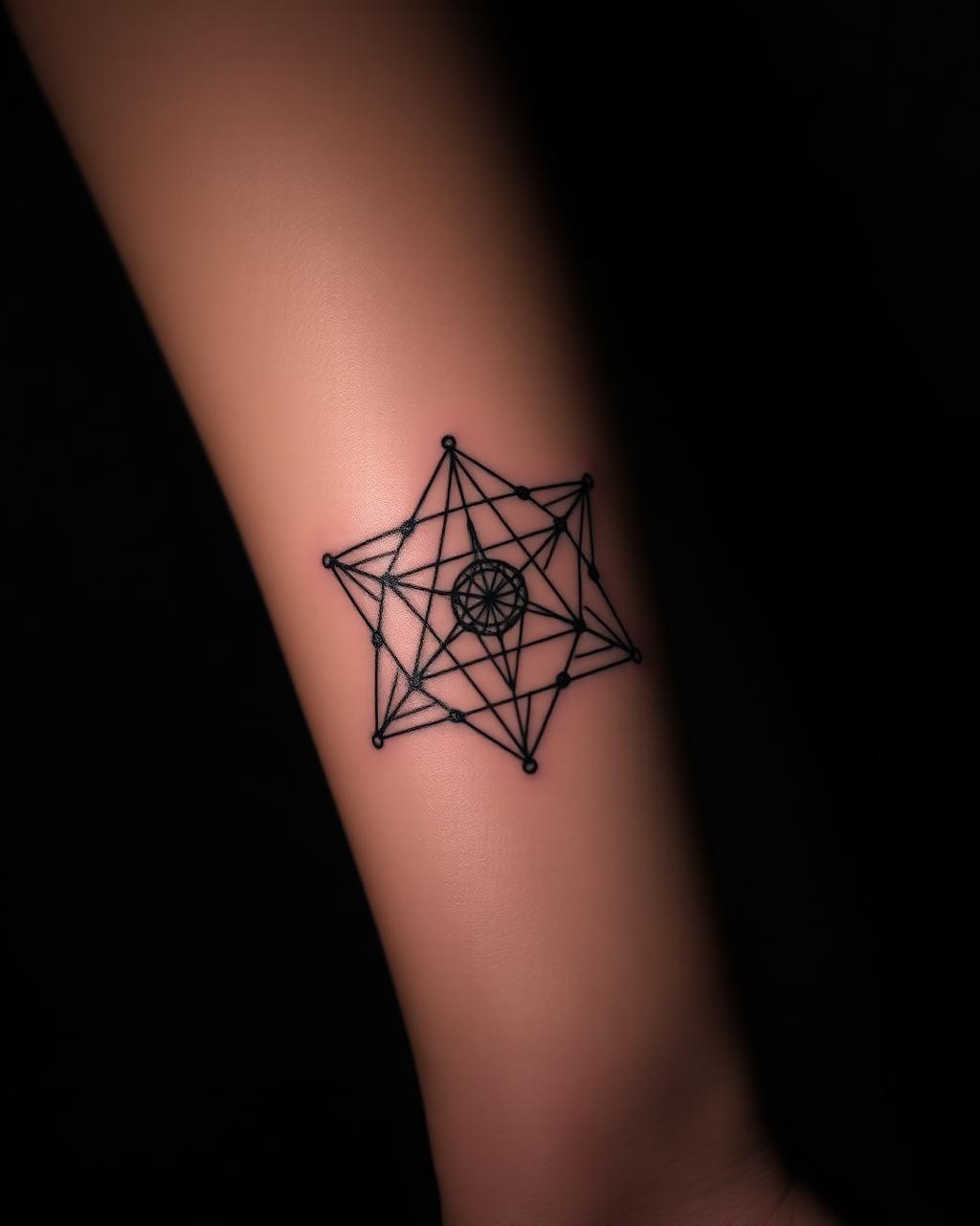 Geometric tattoo style
