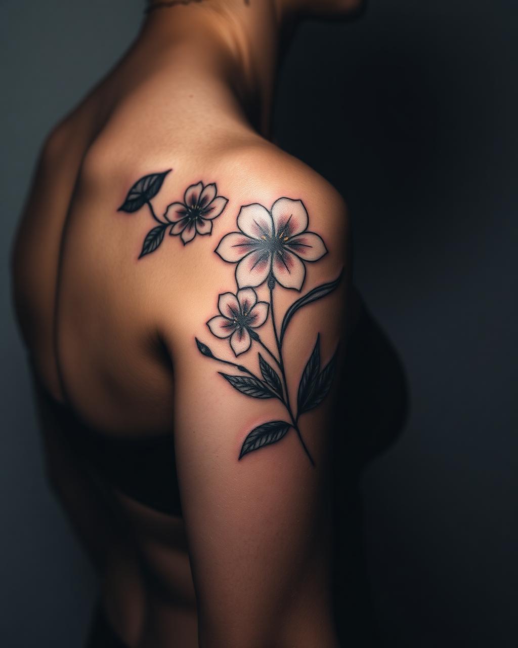 Illustrative tattoo style